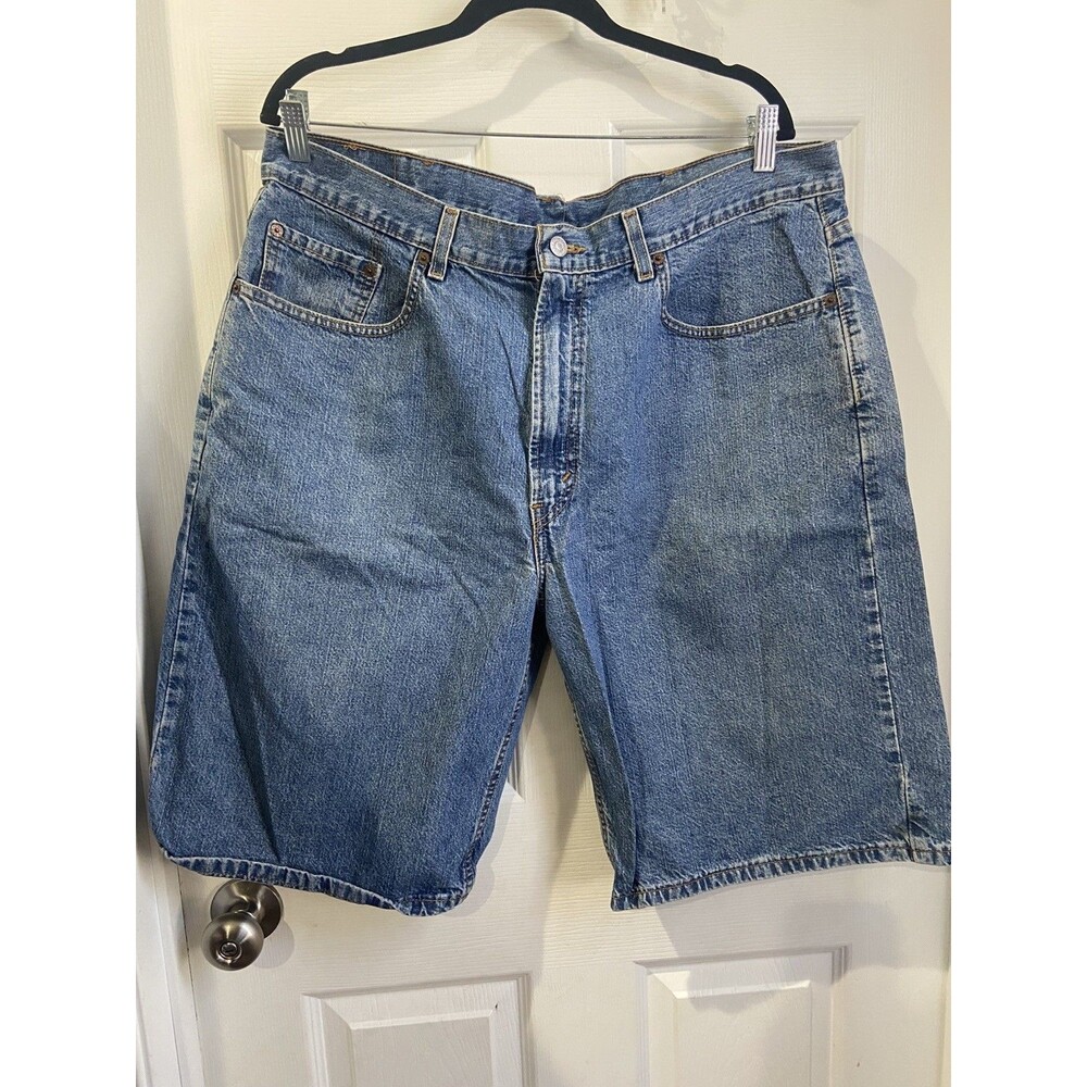 TRUE Vintage Levi’s 560 Loose Fit Jean Shorts Jorts Red Tab 2000 Y2K W38 USA